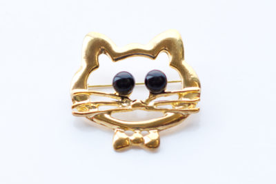 Vintage Cat Brooch