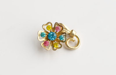 Vintage 1960s Flower Brooch