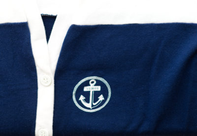 Vintage Cheryl Tiegs Nautical Cardigan | 1980s