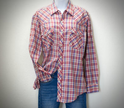 Vintage Plaid Western Shirt