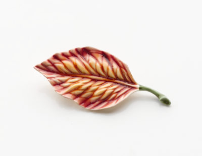 Vintage 1960s Autumn Leaf Brooch by HAR Hargo