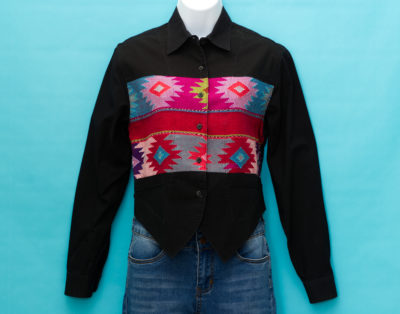 Vintage Southwestern Embroidered Shirt