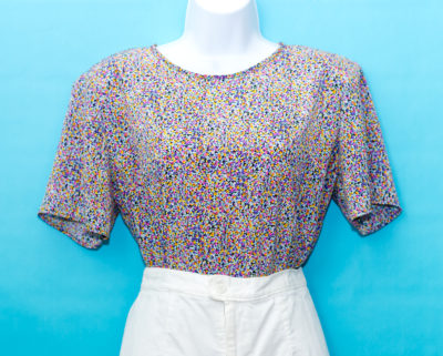 Vintage 1980s Colorful Blouse