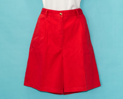 Vintage 1980s Red Walking Shorts