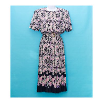 Vintage 1980s Floral Dress