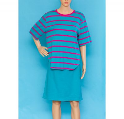 Vintage 1980s Skirt and Top Set by Land's End