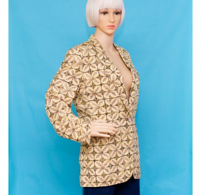 Vintage 1980s Silk Blazer by Adrienne Vittadini