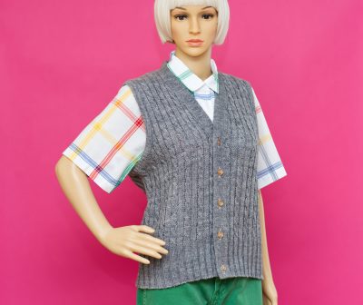 Vintage Gray Sweater Vest
