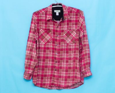 Vintage Red Haband Flannel Shirt