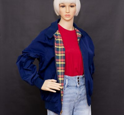 Vintage 1980s Navy Windbreaker Jacket