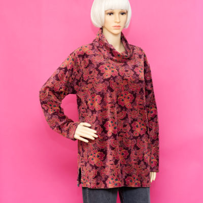 velour tunic