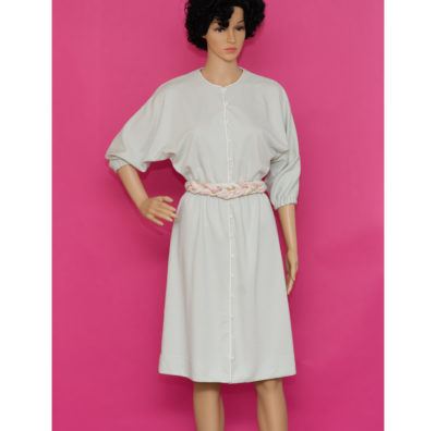 Vintage 1980s Pale Green Dress