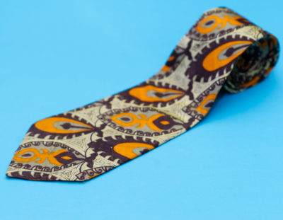 Vintage 1950s Thai Silk Necktie