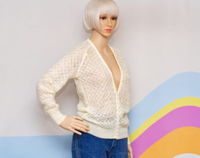 Vintage Butter Yellow Cardigan