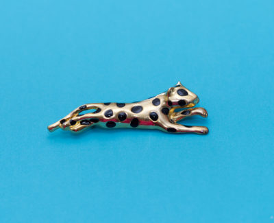 Vintage Leopard Brooch