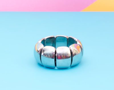 Vintage Silver Chrome Bracelet