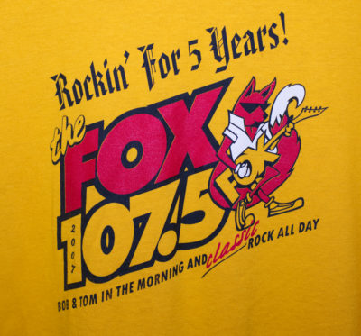 Vintage Radio Station T-Shirt 107.5 the Fox