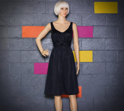 Vintage 1950s Black Nightie by Vanity Fair