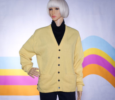 Vintage 1960s Yellow Cardigan