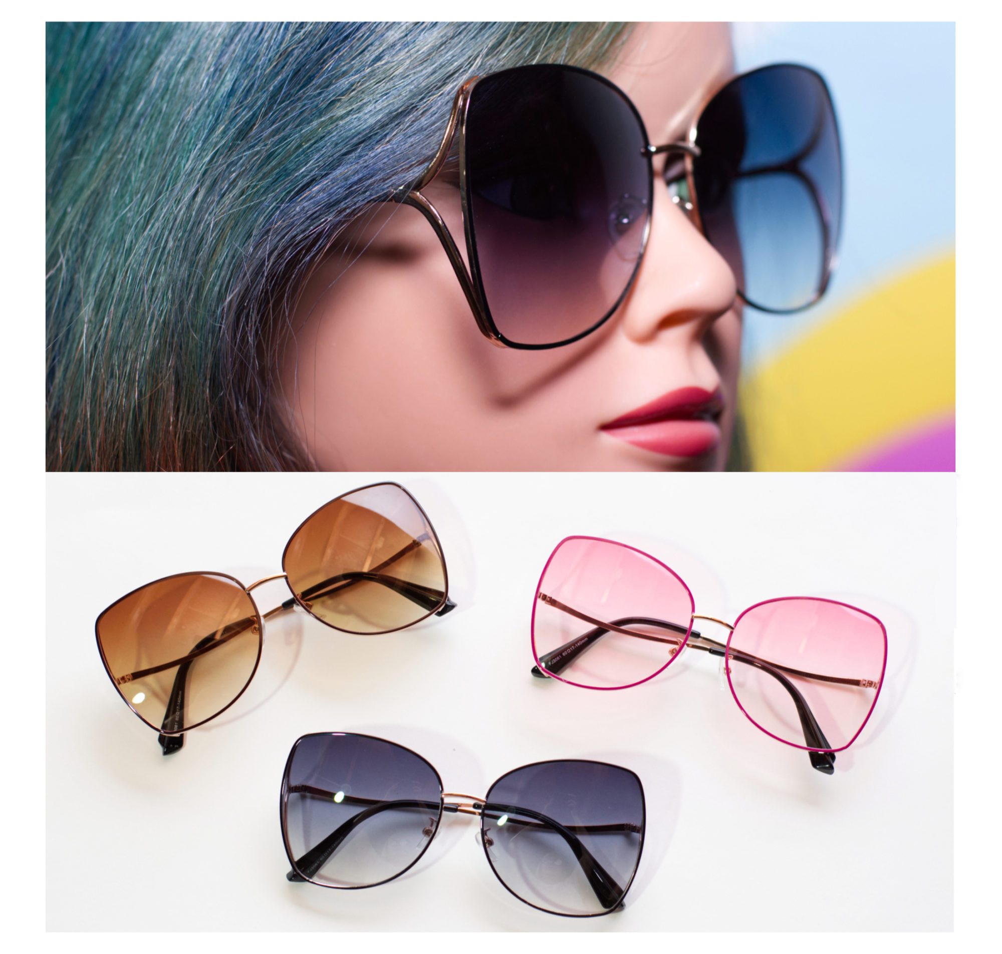 Summer of '79 Retro Oversized Sunglasses