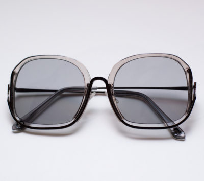 Oversized Gray Sunglasses