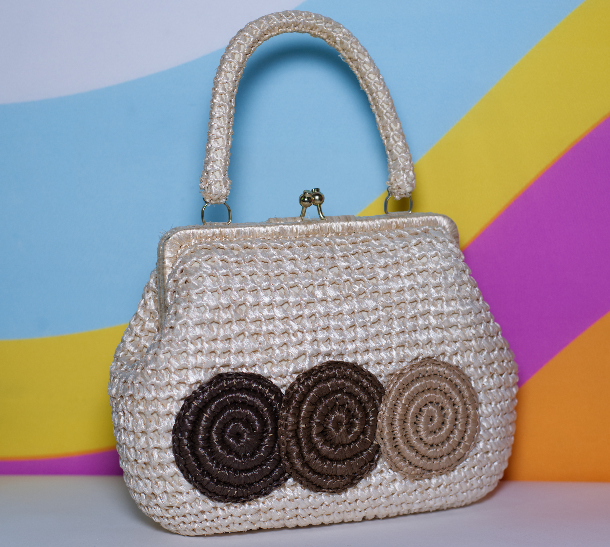 Vintage 60s White Leather Handbag Purse, Retro 1960s Women's Top Handle Bag  - Etsy Israel