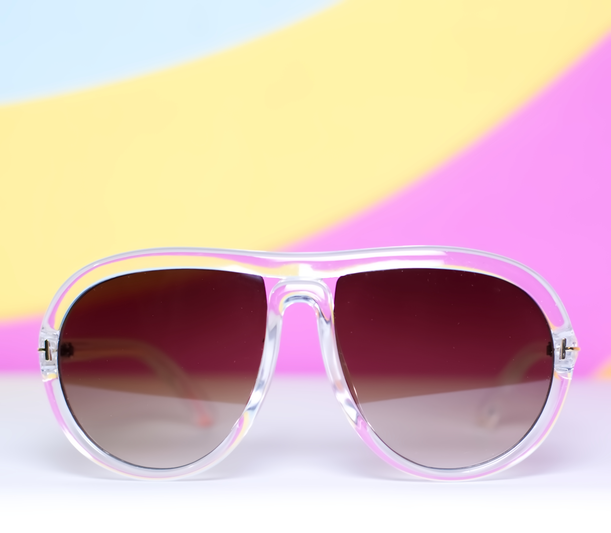 Buy zeroUV Small Matte Metal Rose Gold Pink Mirror Flat Lens Aviator  Sunglasses, Matte Gold / Pink Mirror, 56 mm at Amazon.in