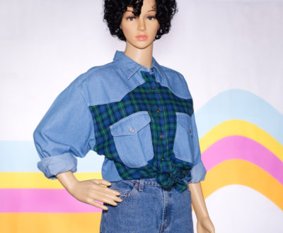 Vintage 80s/90s Flannel and Denim Shirt
