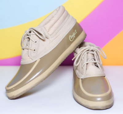 Vintage 1980s Candies Tan Snow Booties | Size 7