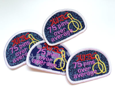 Vintage 1990s Bowling Patch Award