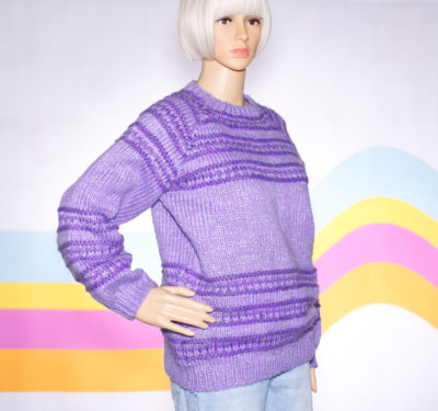 Vintage 1960s Purple Sweater