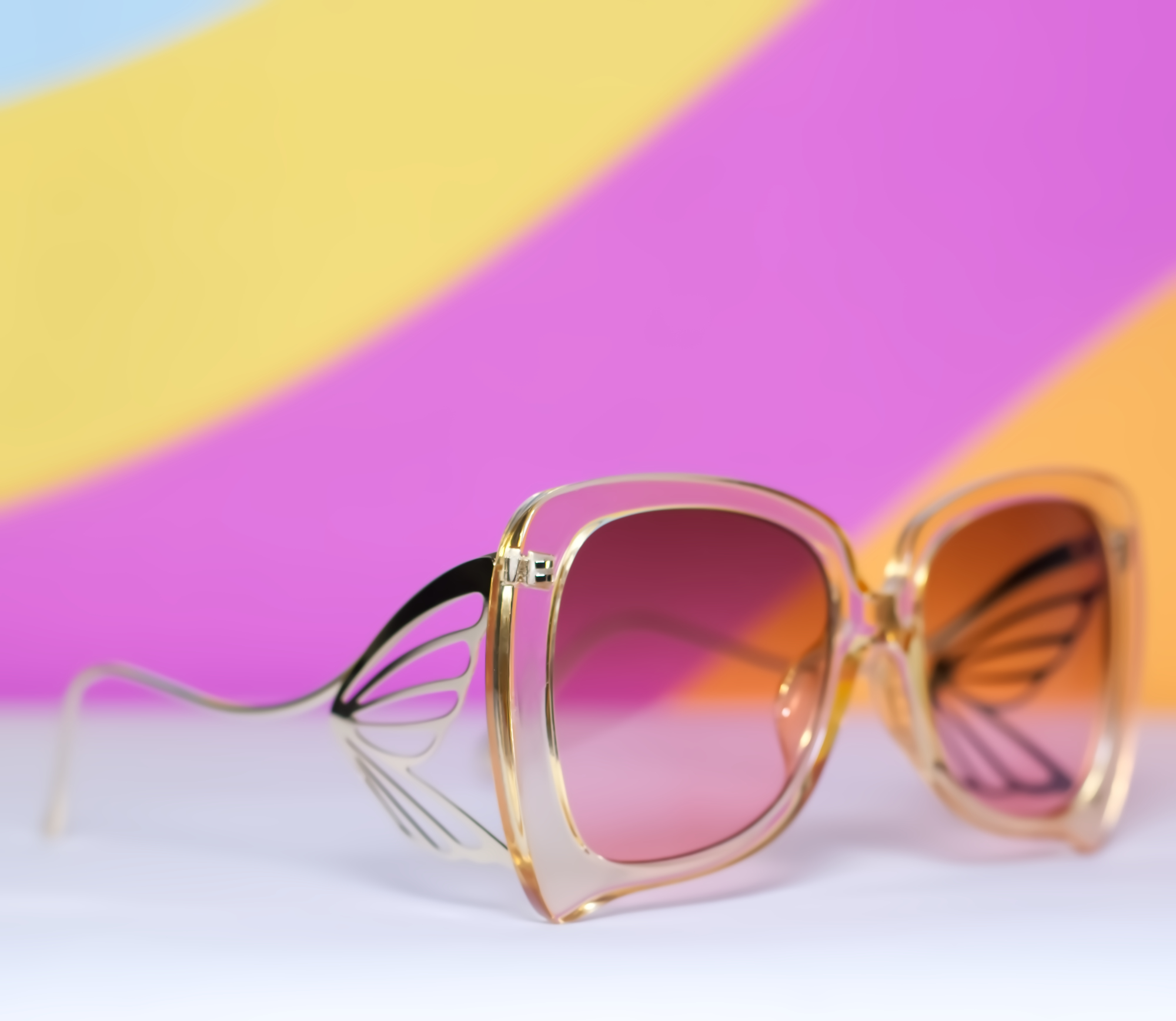 70s Flutter Retro Oversized Butterfly Sunglasses Vintage 70s Inspired 