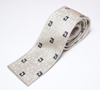 Vintage 50s/60s New Old Stock Flat Silk Necktie
