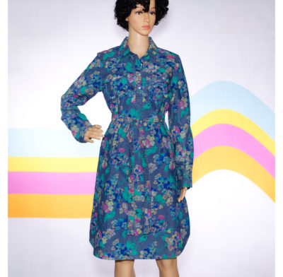New Old Stock Gap Maternity Collared Belted Dress
