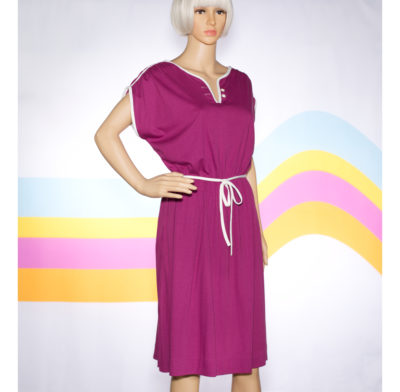 Vintage 70s/80s Casual Purple Dress