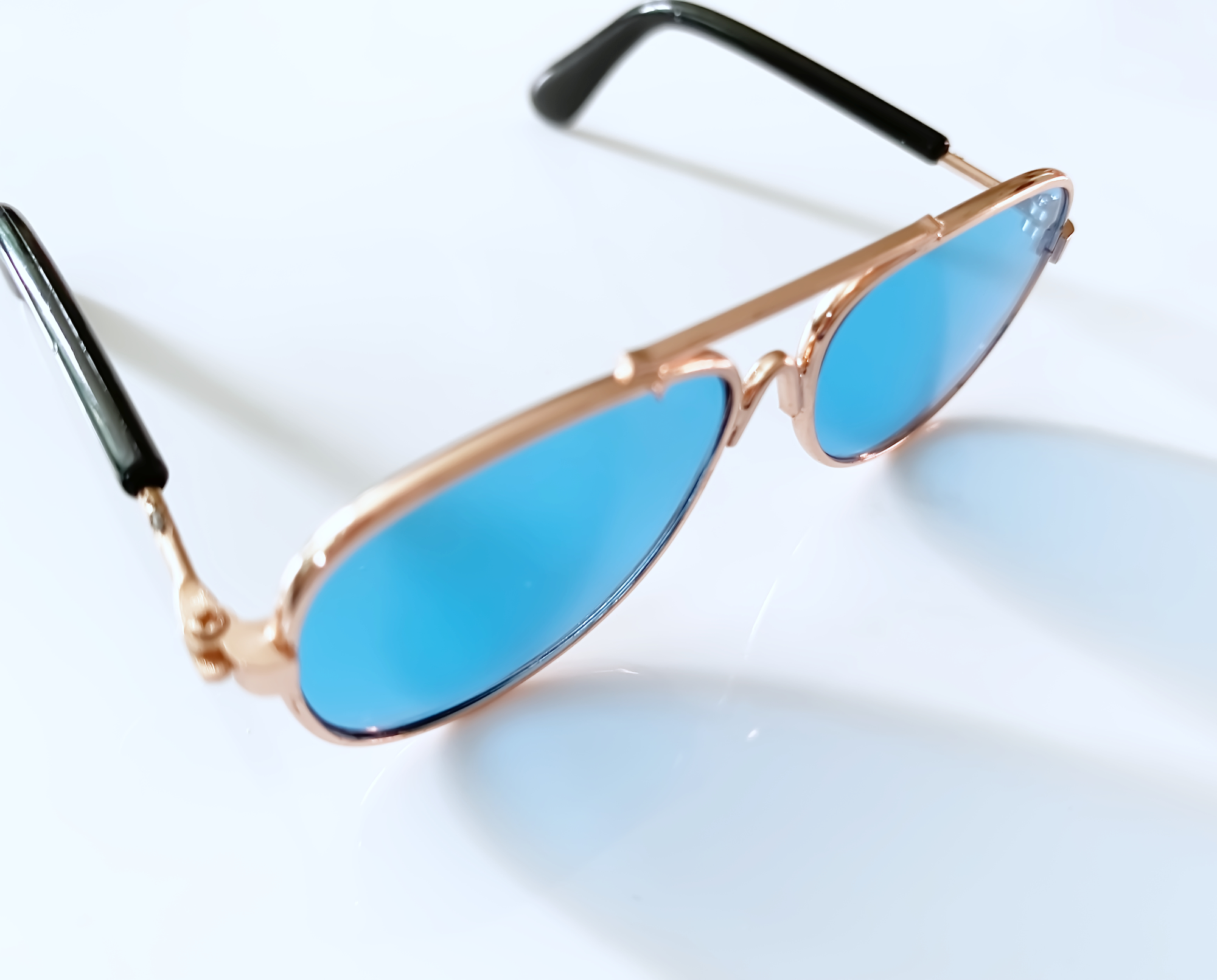 Retro Aviator Cat Sunglasses - Image 3