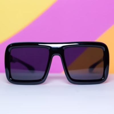 Retro Black Square Sunglasses