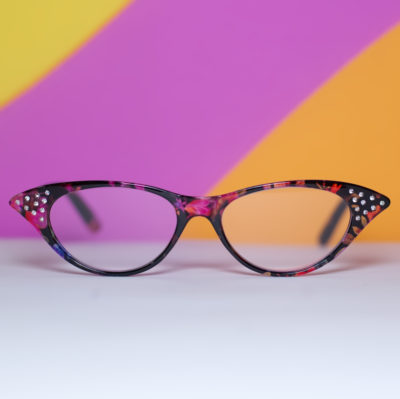 Retro Cat Eye Reading Glasses | Pink Botanica