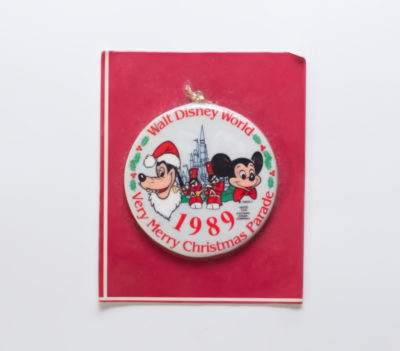 Vintage 1980s Walt Disney World Christmas Ornament