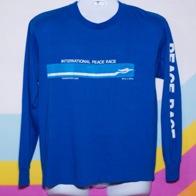 Vintage 1980s International Peace Race Long Sleeved T-Shirt