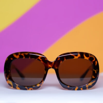 Mod Brown Tortoise Frame Sunglasses | Vintage 60s Inspired