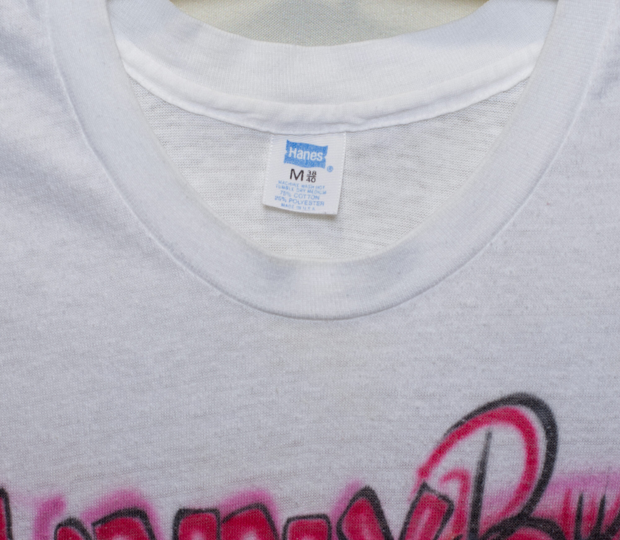 Vintage RARE 1970s Airbrushed T-Shirt Funny Bunny - Image 3