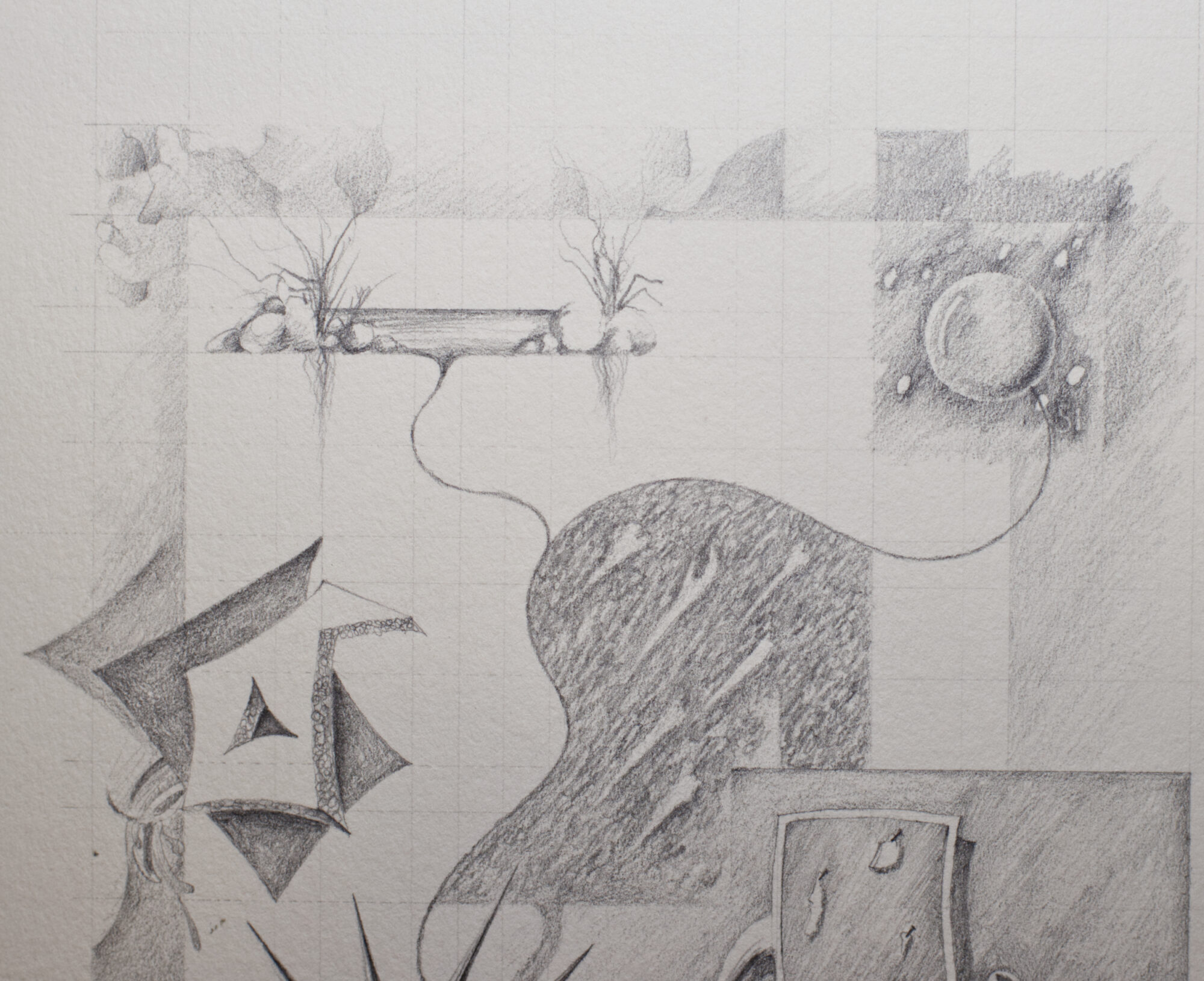 Vintage Original Artwork Sketch Surrealism Contemporary Art - Image 4
