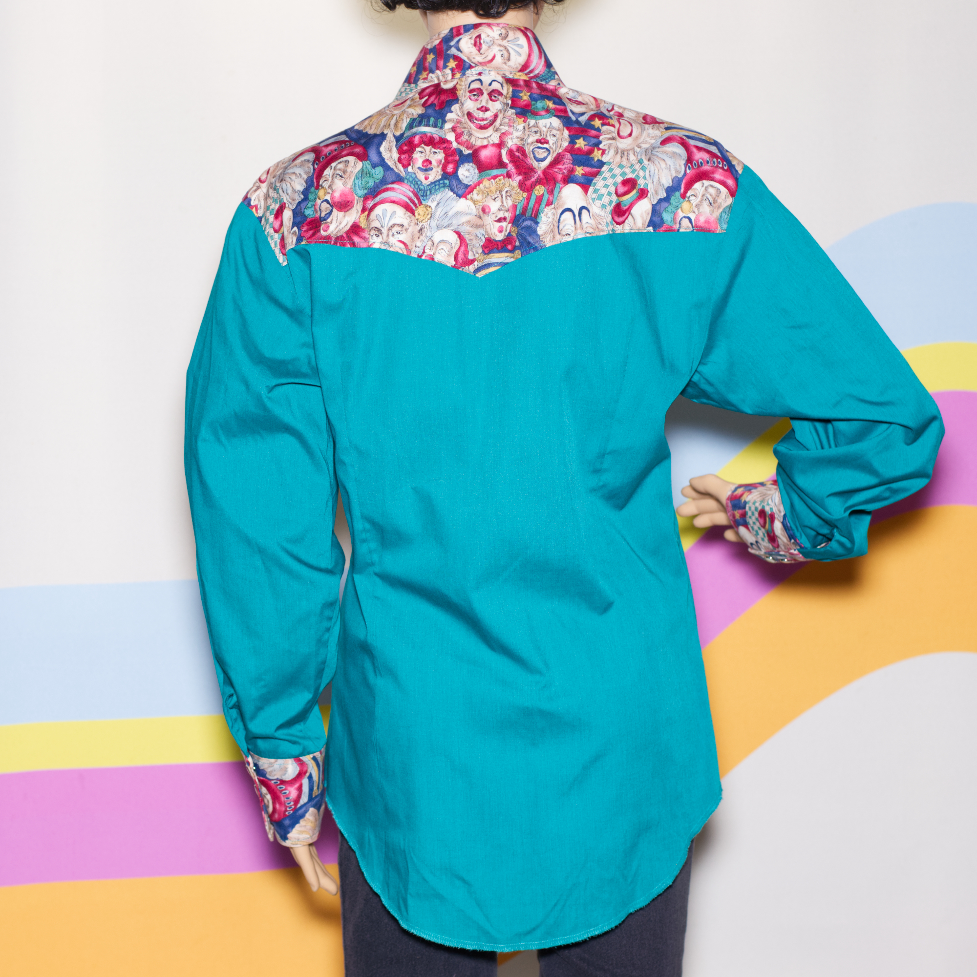 Vintage Clown Western Snap Shirt - Image 3