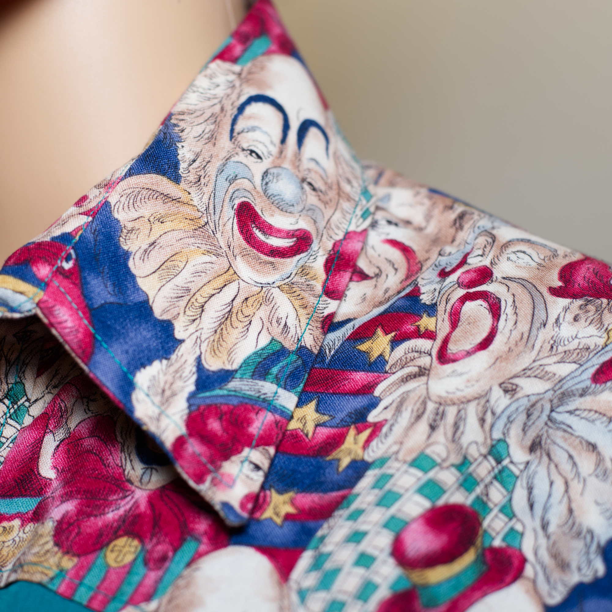 Vintage Clown Western Snap Shirt - Image 5