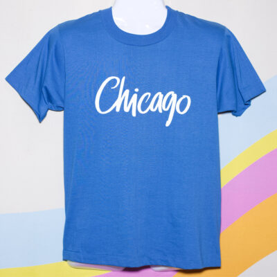 Vintage 1980s Blue Chicago T-Shirt