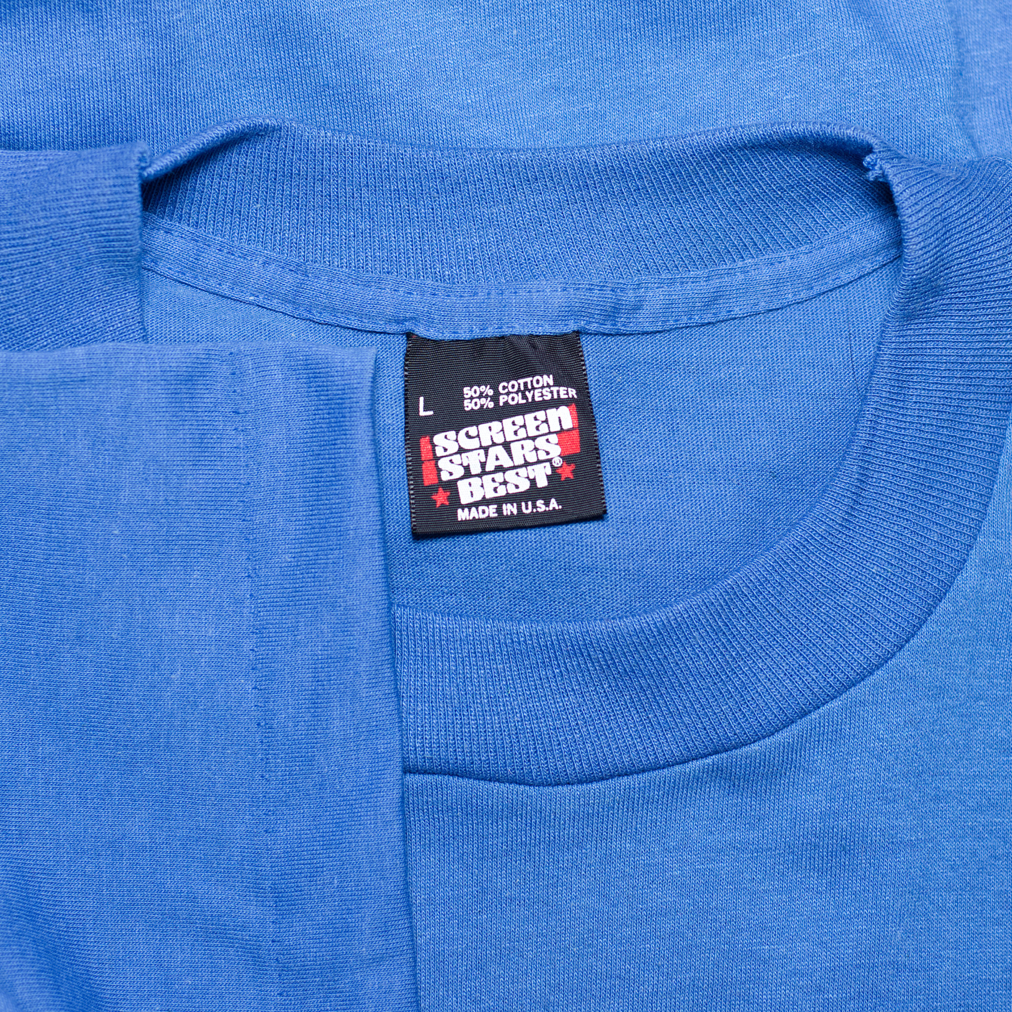 Vintage 1980s Blue Chicago T-Shirt - Image 4