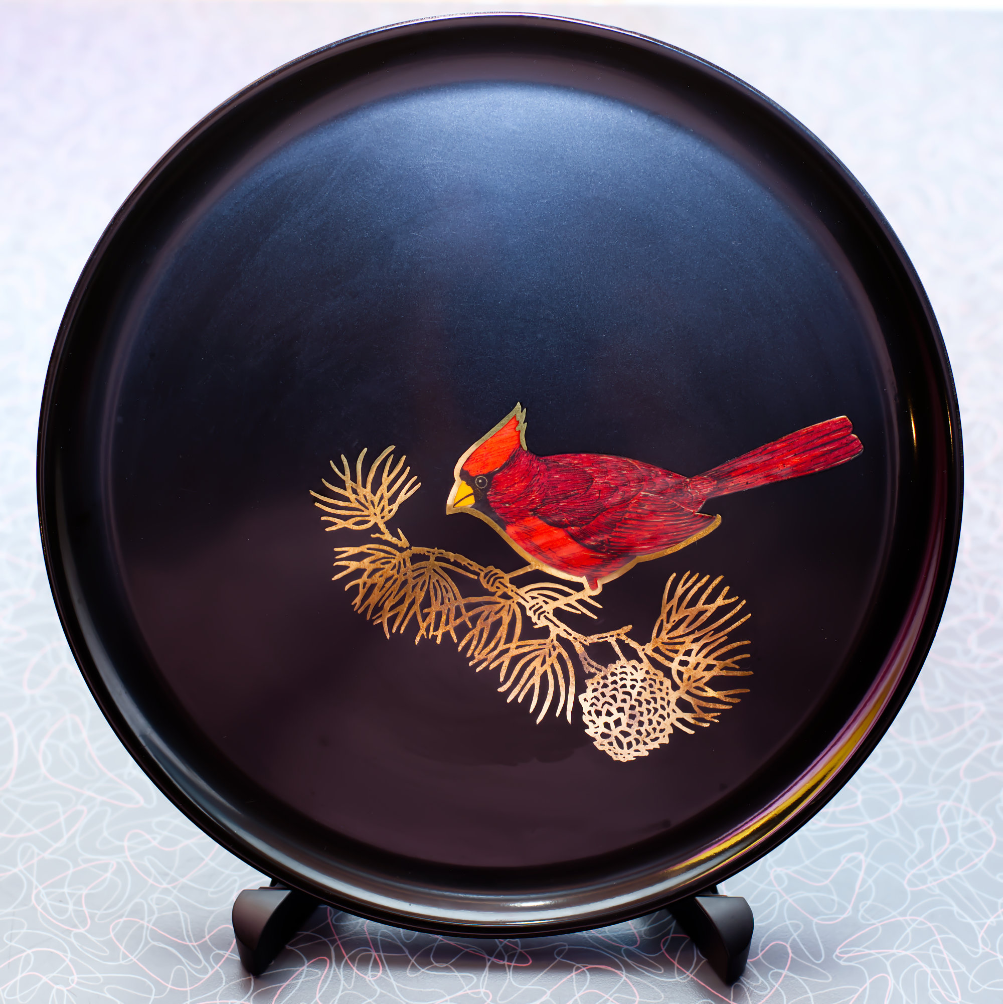 Vintage 1960s Cardinal Couroc Tray - Image 2