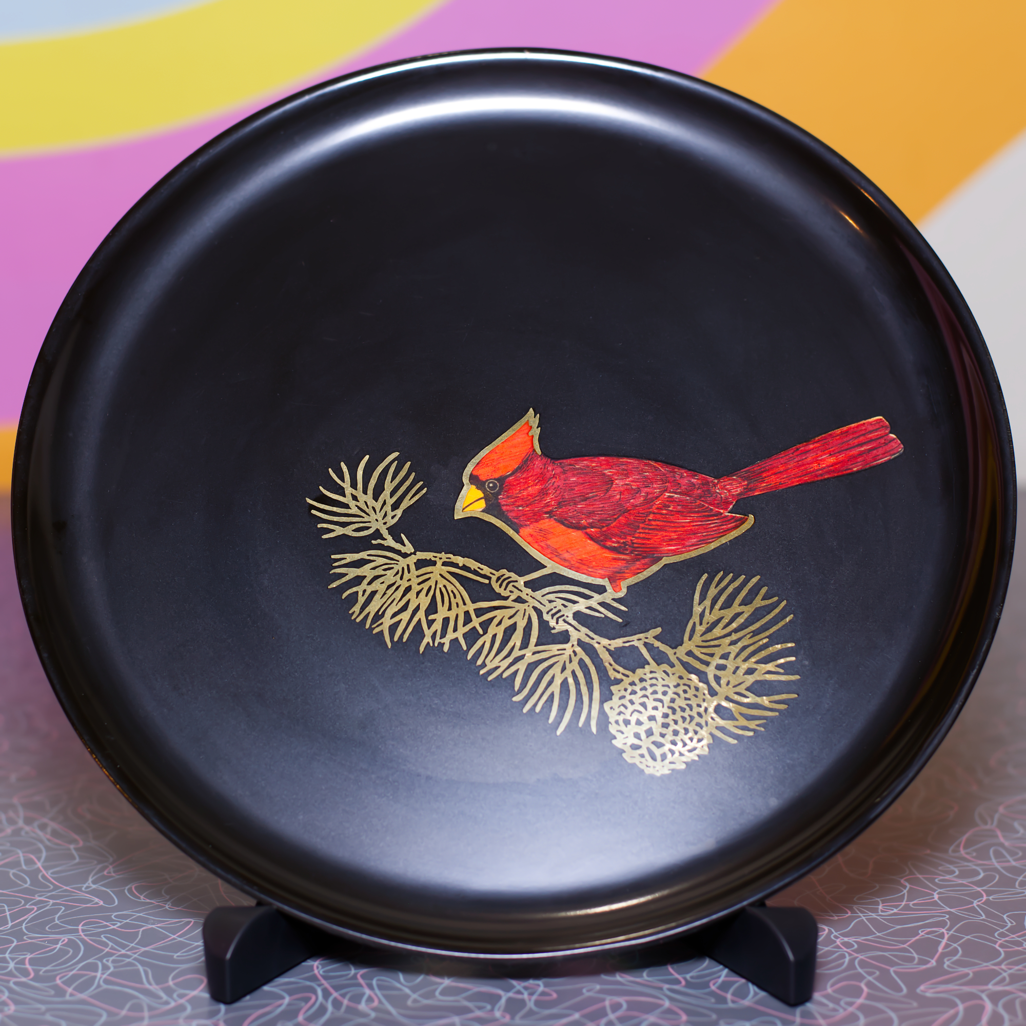 Vintage 1960s Cardinal Couroc Tray