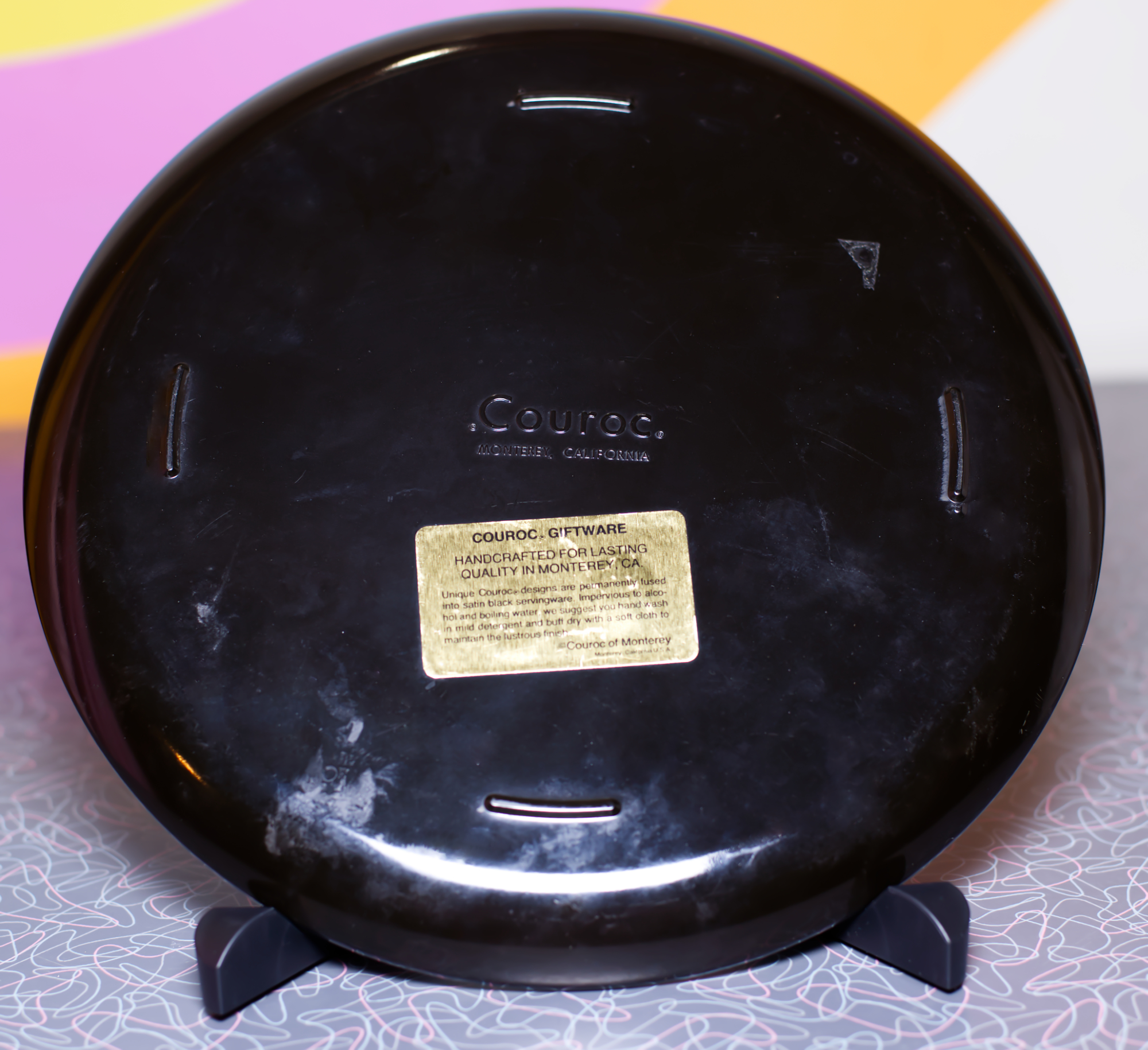 Vintage 1960s Cardinal Couroc Tray - Image 4